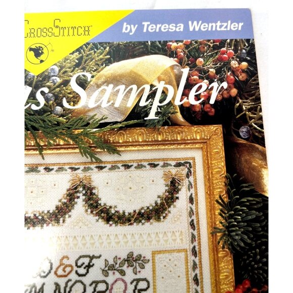 "Christmas Sampler" Cross Stitch Pattern By Teresa Wentzler - Picture 3 of 4